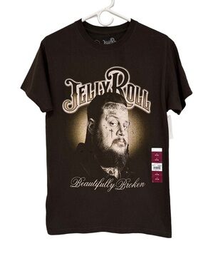 Jelly Roll “Beautifully Broken'” Graphic T-Shirt Men’s Small